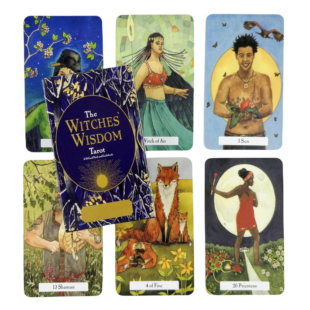 The Witches Wisdom Tarot Cards Game For Beginners Fate Visions Divination Edition Oracke Playing Board Deck
