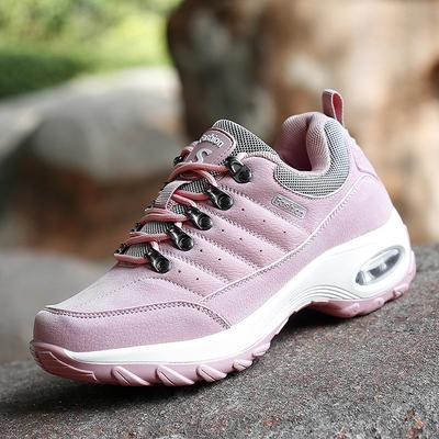 Outdoor Hiking Shoes Women's Waterproof and Non-slip Hiking Shoes Casual Sports Shoes Travel Climbing Air Cushion Women's Shoes