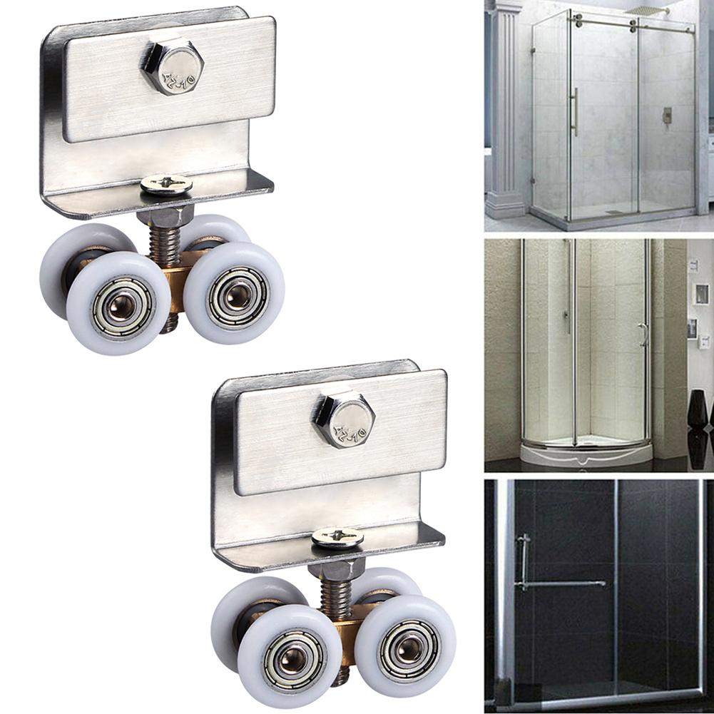 Bathroom Renovation Copper Pulley Bathroom Door Accessories Copper Roller For Glass Door Diameter 20 Mm Effortless Installation