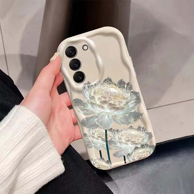 Handyhülle Für Infinix Note 50 Pro 30 40 GT 30 Pro Hot 50 Pro 40i Smart 10 Plus 9 8 Blumen Goldene Lotus Blume TPU Hülle Silikon
