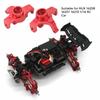 2Pcs Aluminum Alloy Steering Cup RC Car Replacement Parts for MJX 16208 16207 16210 1Celsius16 RC Car