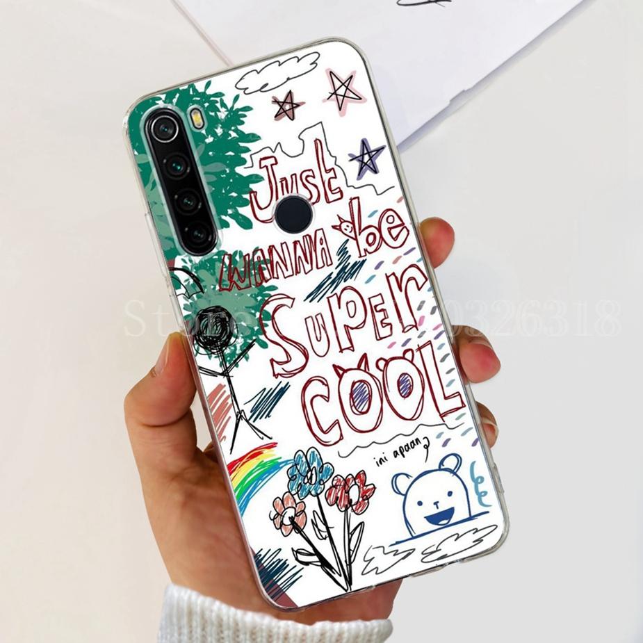 For Xiaomi Redmi Note 8 Case Redmi Note 8T Clear Silicone Soft Slim Phone Case For Xiaomi Redmi Note 8 Pro Note8 Back Cover Capa