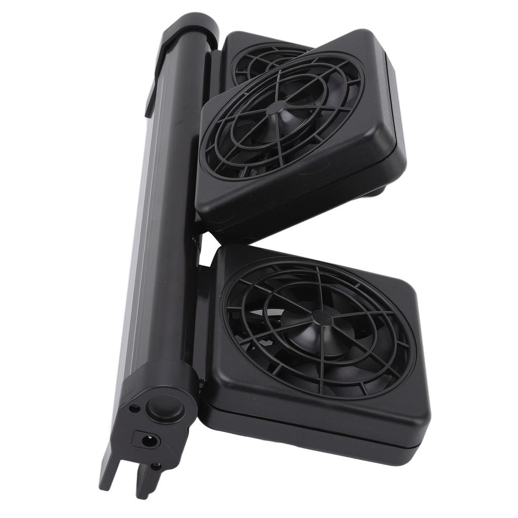 Aquarium-Kühlventilator 2 Geschwindigkeiten Einstellbarer Winkel 3 Köpfe Aquarienventilatoren für Pflanzen-Garnelen-Becken