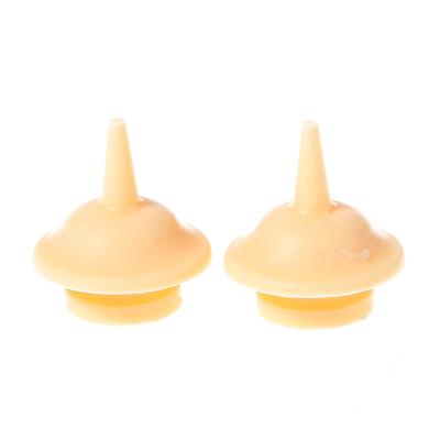 2 Stück Universeller Haustier-Fütterungsnippel Mini Silikon-Fütterungssauger für neugeborene Kätzchen Welpen Kaninchen Kleintiere Nippel