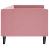 Daybed Pink 80x200 Cm Velvet