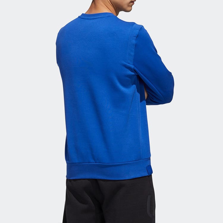 Adidas Wu Ji Collection Sweatshirts Men's Royal Blue Crew Neck Moderate Regular GF4058