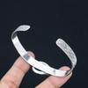 Natural K2 Jasper Gemstone Bangle Adjustable 925 Sterling Silver For Girls