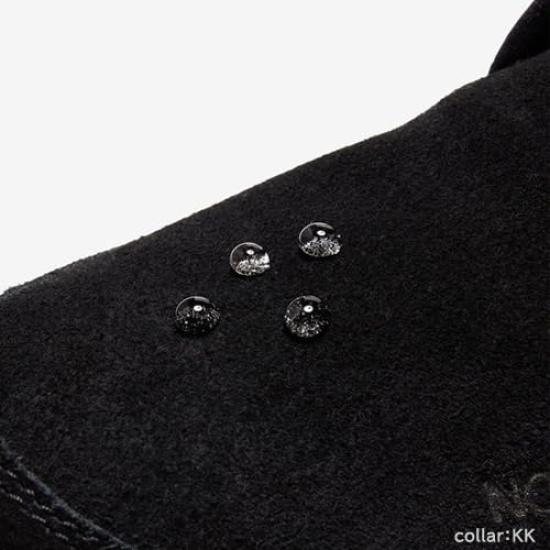 North W Nuptse Chukka WP Suede TNF Black 7 [The Face] Black/TNF