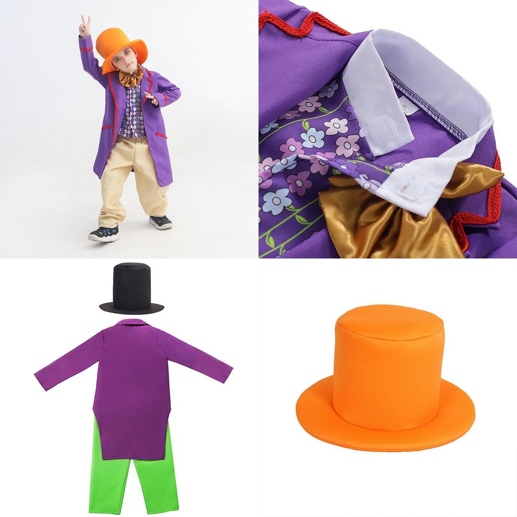 Trendy European And American Style Charlie And The Chocolate Factory Halloween Costume