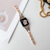 Butterfly Alloy Fashion Watch Bands for Watch 10/9/8/7 IWatch 40/42/44/45mm Bangle Design Press Buckle Full Color Printing