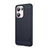 For Oppo Reno13 Pro 5G Back Cover MOFI Brushed Texture Carbon Fiber Soft TPU Case