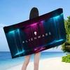Dell Alienware A-Animation Pc Gaming Microfiber Blanket Quick Drying Beach Towels Printing Super Absorbent Pool Towel Blanket