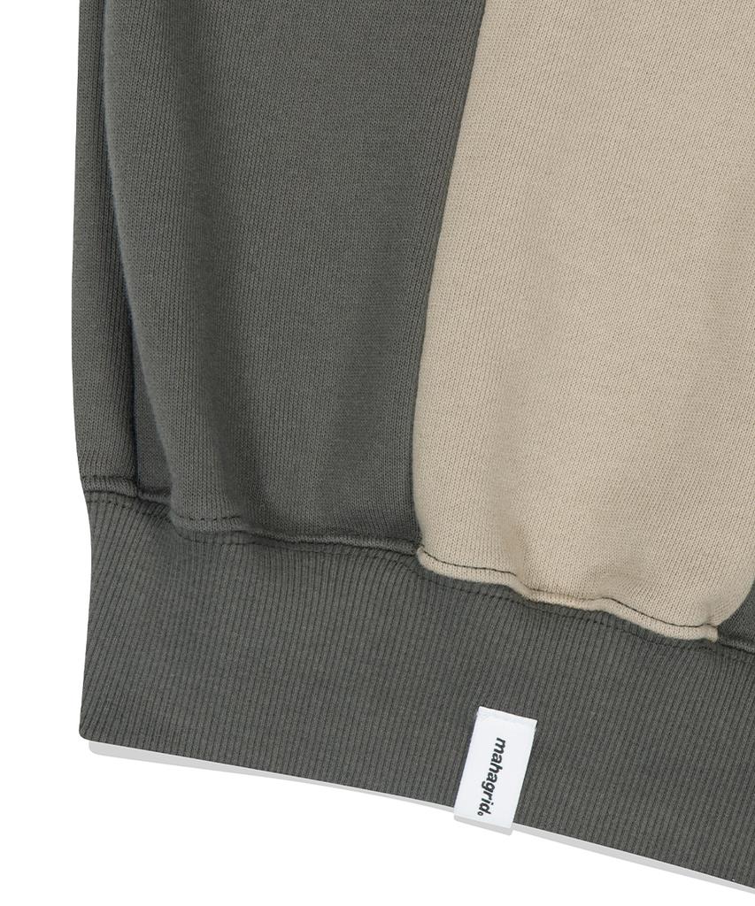 Mahagrid Eclipse Logo Hood Zip-Up Khaki(Mg2Esmm412A)