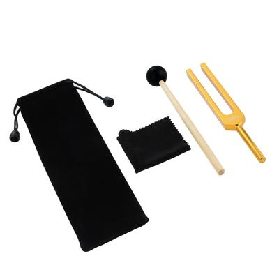 528Hz Tuning DNA Repair Perfect Healing Cleaning Silicone Storage Pouch Angelic Golden Edition Fork, Tuner, Healing, Instrument, Cloth, Hammer,