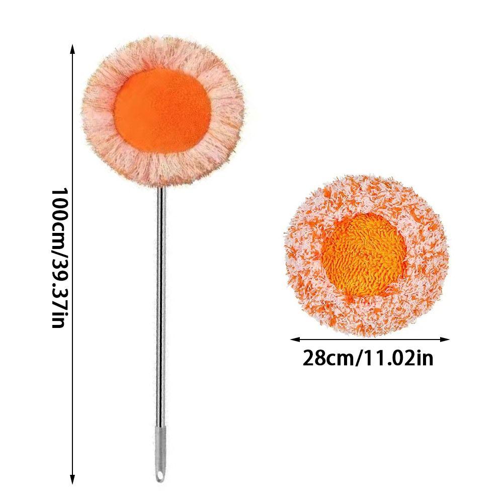 Elastyczny obrotowy mop podłogowy do usuwania kurzu, do sufitu, mop słonecznikowy do ścian i sufitów