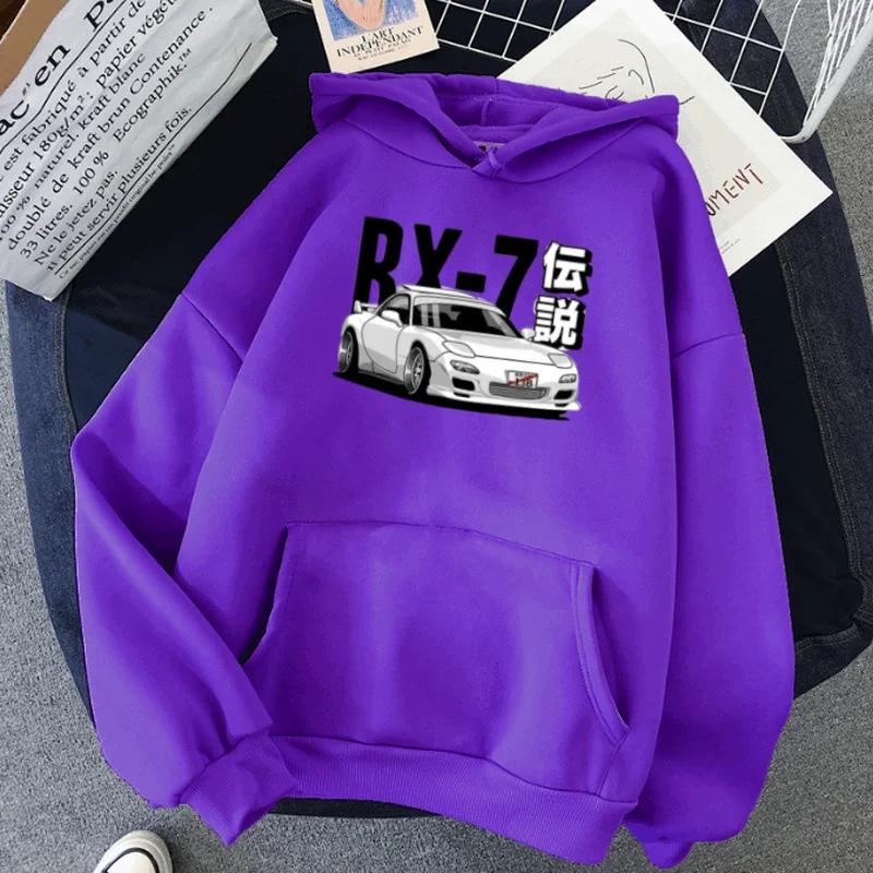 

Initial D Jdm Hoodie Vintage Rx7 Fd Drift Japanese Cars S Printed Sweatshirt Harajuku Tracksuit Loose Mens Streetwear Pullover XL