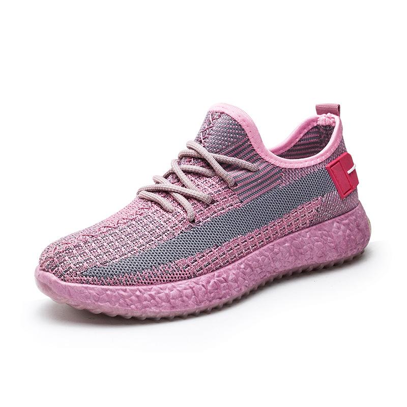 Scarpe Primavera rete casual scarpe da coppia comode scarpe sportive traspiranti scarpe in tessuto fly-woven