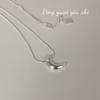 S925 Sterling Silver Crescent Moon Necklace: Cool and Aloof, High-End, Niche Ins Style with Snake Bone Chain
