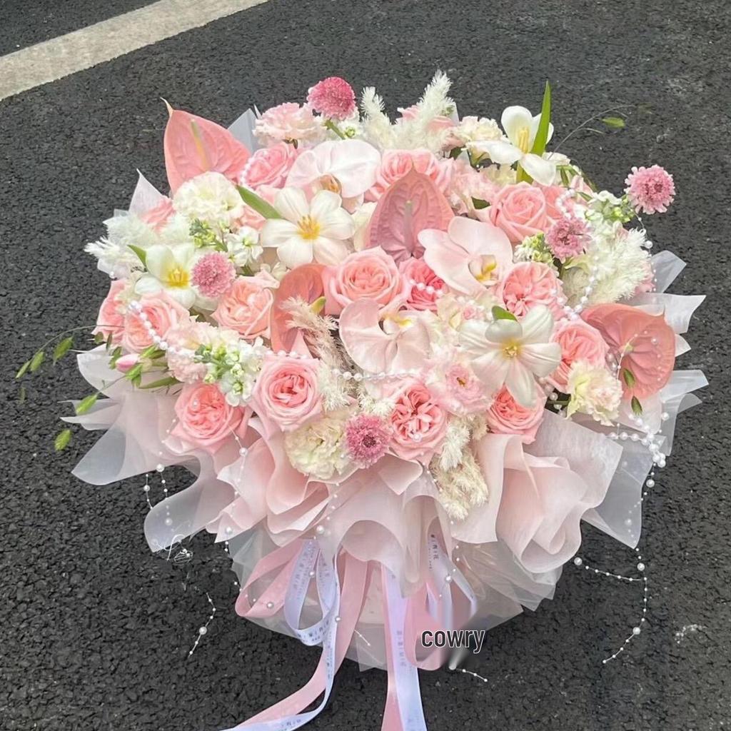 Eternal Flower: Elegant Mixed Rose Bouquet - Ideal for Girlfriend, Best Friend, or as a Luxurious Birthday Gift. Simulation Soap Flower Bouquet.