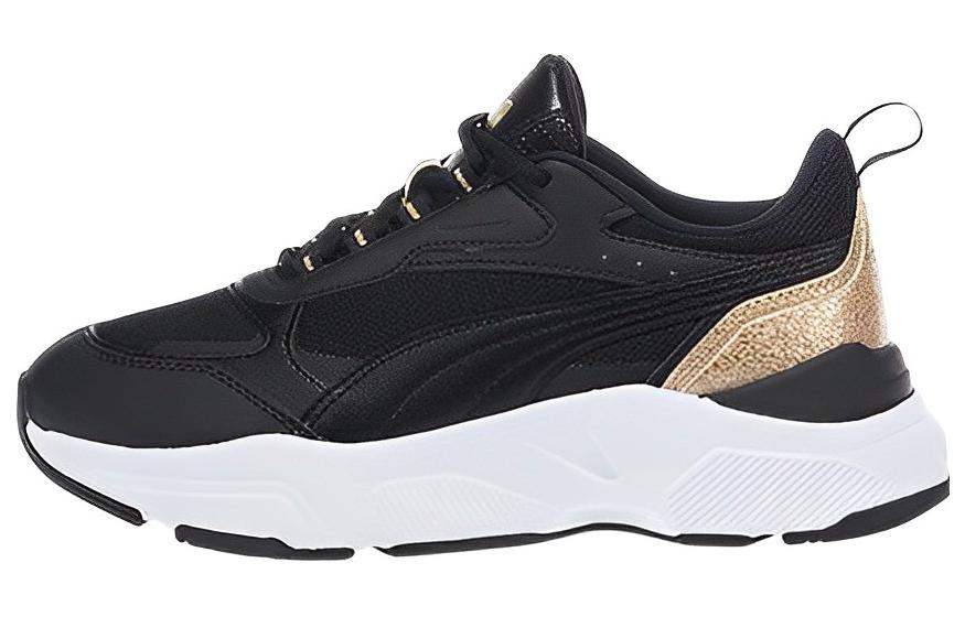 Женские кроссовки PUMA Cassia Distressed Black Team Gold 387645-01 39