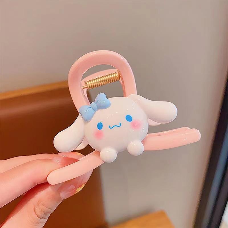 Kawaii Sanrio Shark Clip Cute Kuromi My Melody Cinnamoroll Anime Hair Claw Clips Hair Accessories Children Headwear Girls Gift