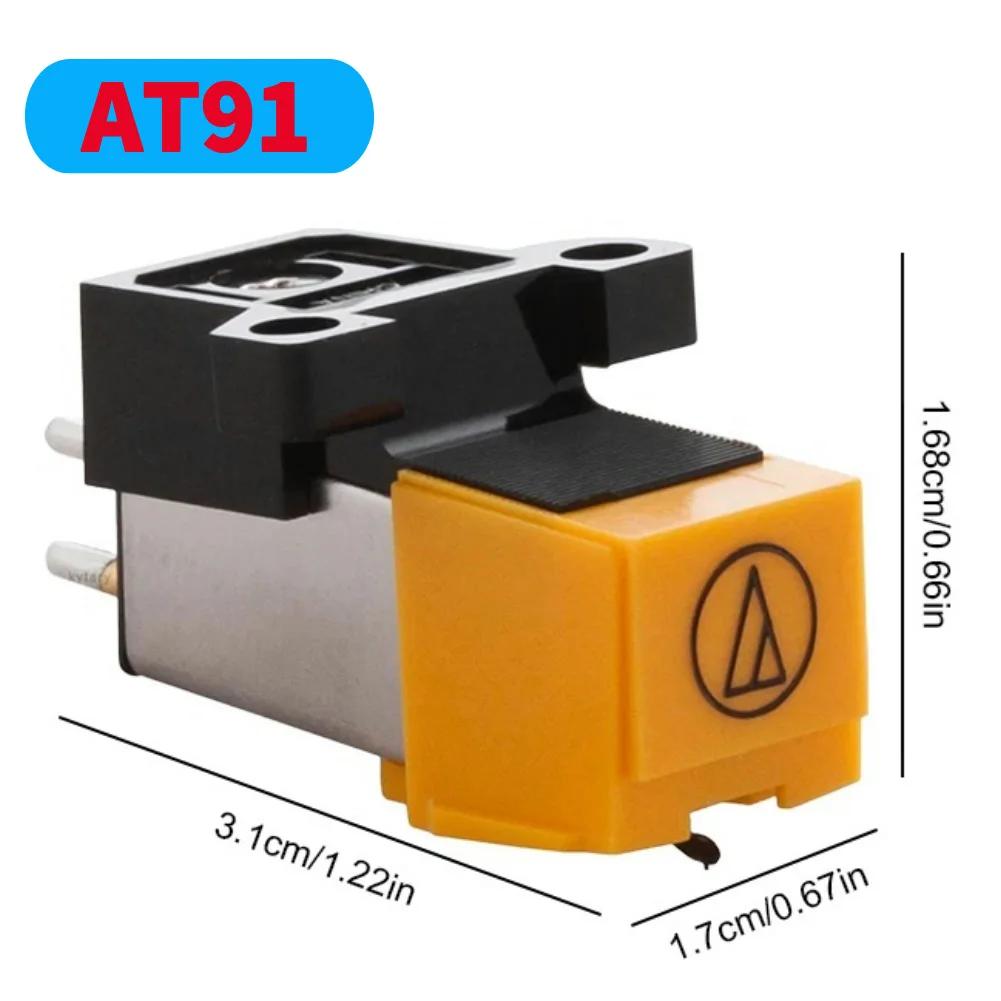 AT91R Replacement Conical Turntable Stylus Dual Moving Magnet Stereo Phono Cartridge Stylus For LP Vinyl Record Turntable