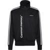 Giacca da Tuta Originals con Stampa a Strisce Trefoil e Lettere con Zip Uomo Capispalla Nero HC7133