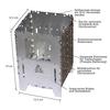 Bushcraft Essentials Outdoor Cooker Bush Box XL Stainless Steel