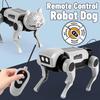 Robot Radiocomandato per Bambini Cane Meccanico Giocattolo con Telecomando Insegnamento Scientifico Modello da Assemblare Fai da Te Set Elettrico Giocattoli per Ragazzi Regalo per Bambini