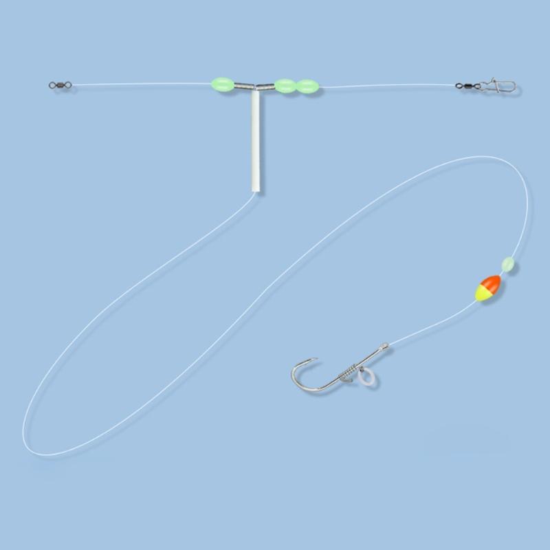 28-50mm Pompano Rig Long Casting Float Hook Fishing Rig Saltwater Hook and Line Fish Hook Fishing Accessories
