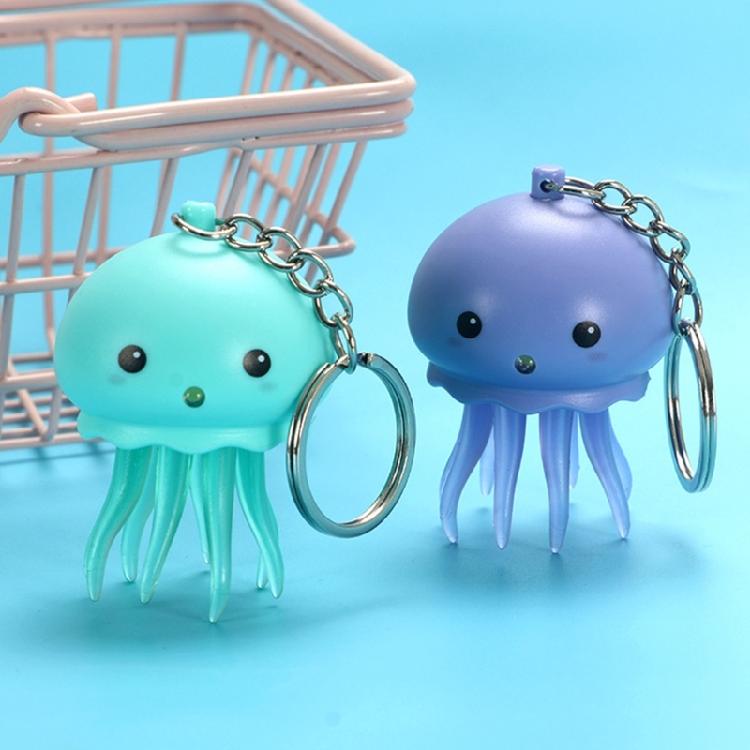 Unique Anime Figurine Pendant Keyring Car Key Bag Octopus Toy Keychain Keyholder