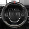 D/O Shape 36cm Carbon Fiber Car Steering Wheel Cover Size S for Honda Civic Ciimo Jade SUZUKI Alto NISSAN Juke Auto Accessories