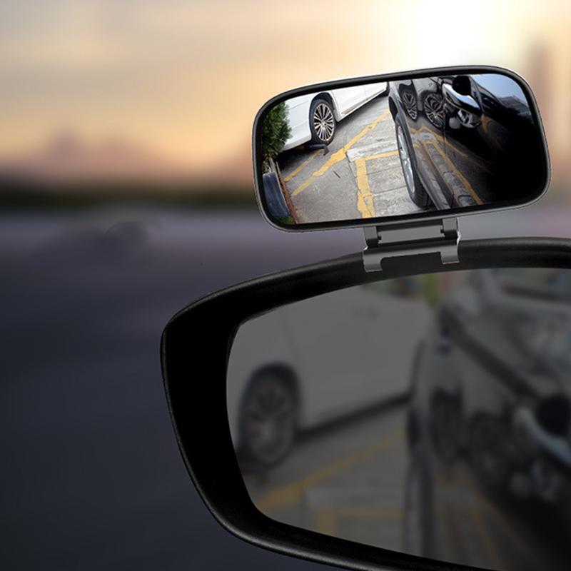Car Blind Spot Mirror Adjustable Convex Rearview Mirror Wide Angle Mirror For Safety Parking Car Mirror