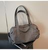 Casual canvas bag, short-distance travel bag, large-capacity sports fitness bag, versatile hand carry messenger duffel bag
