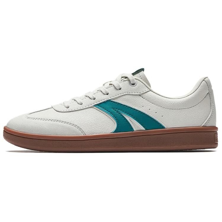 Anta Trendy Retro Ttlite Wear-Resistant Lightweight Low-Top Skate Shoes Women Sneakers Digital-Mist-Gray Spirit-Green 922538033-2