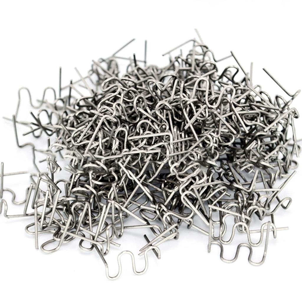 1200PCS Car Bumpers Plastic Repair Welding Nails Wit Box Adequate Hot Staples Welding Wire Repair Nails for Auto