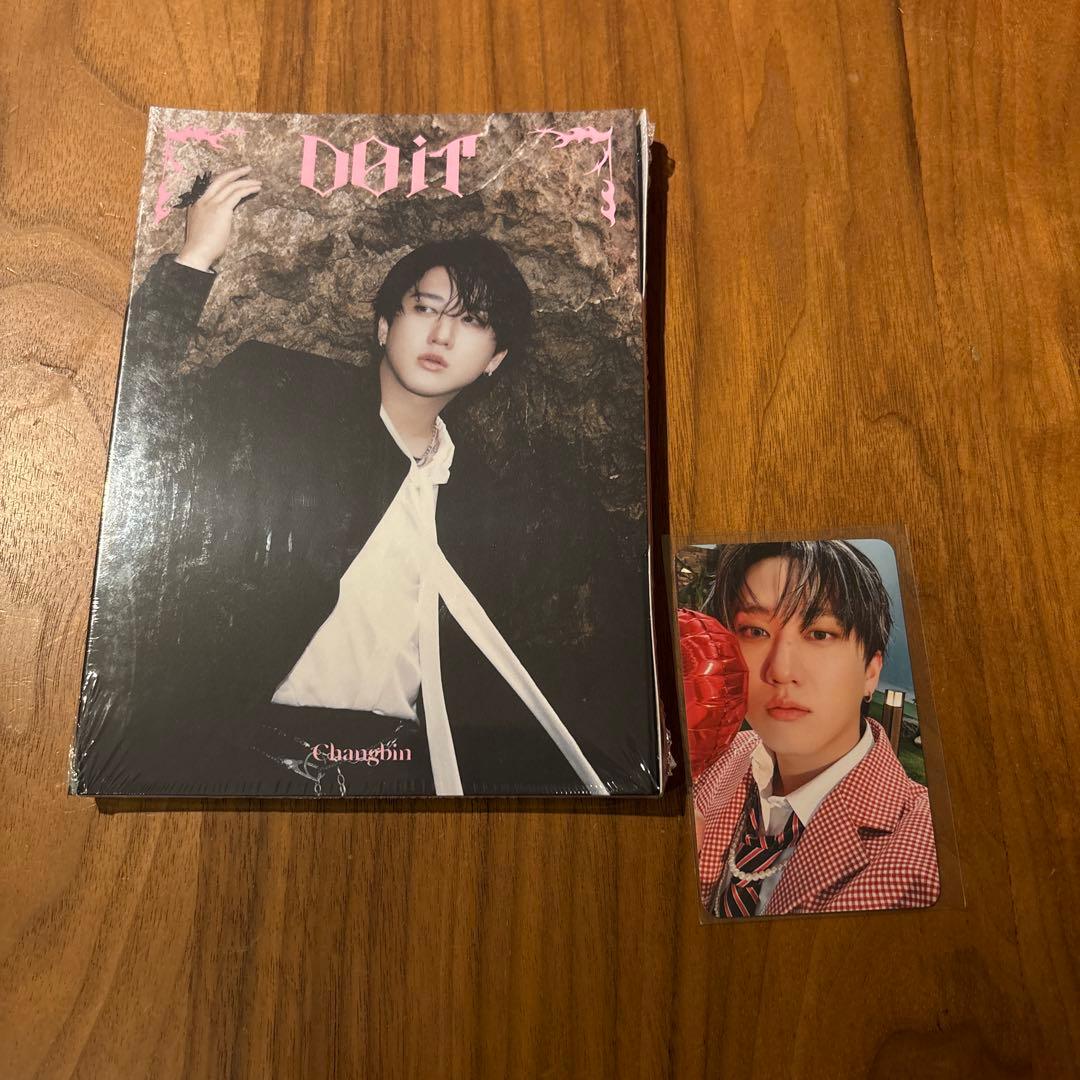 

[USED] STRIKES DO IT Accordion Changbin Korean fans bonus trading card included