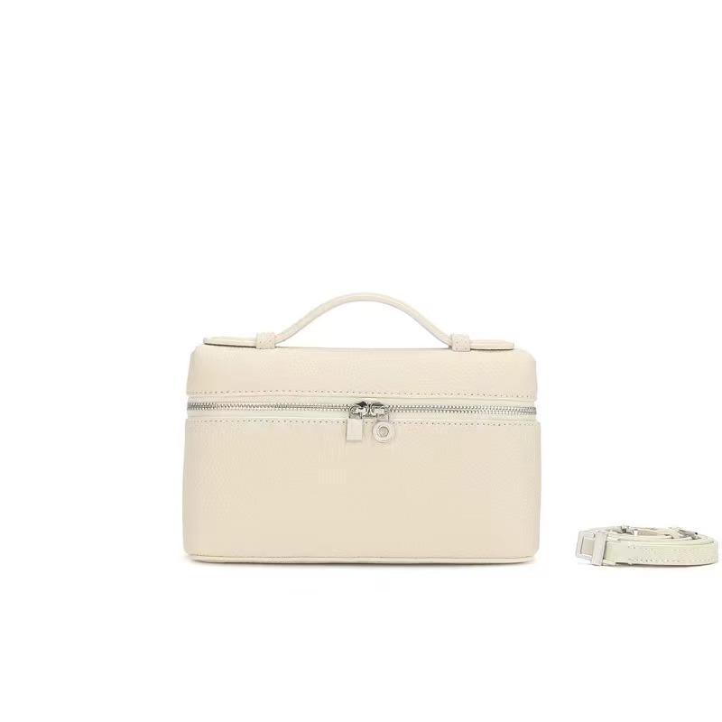 Leather Handbag Female, Versatile Shoulder Crossbody Lychee Pattern Calfskin Bag Hair