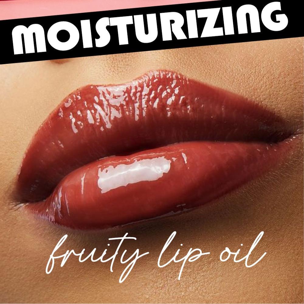 Clubday Glossy Fruit Lip Oil Moisturizing Multi-Color Lip Gloss Plump Lips Tint Long-Lasting Waterproof Juicy Fruit Lip Glaze Makeup Cosmetics