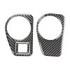 For Volkswagen Golf 7 Gti Mk7 2013- Carbon Fiber Auto Headlight Switch Decoration Frame Cover Trim Sticker Car Accessories