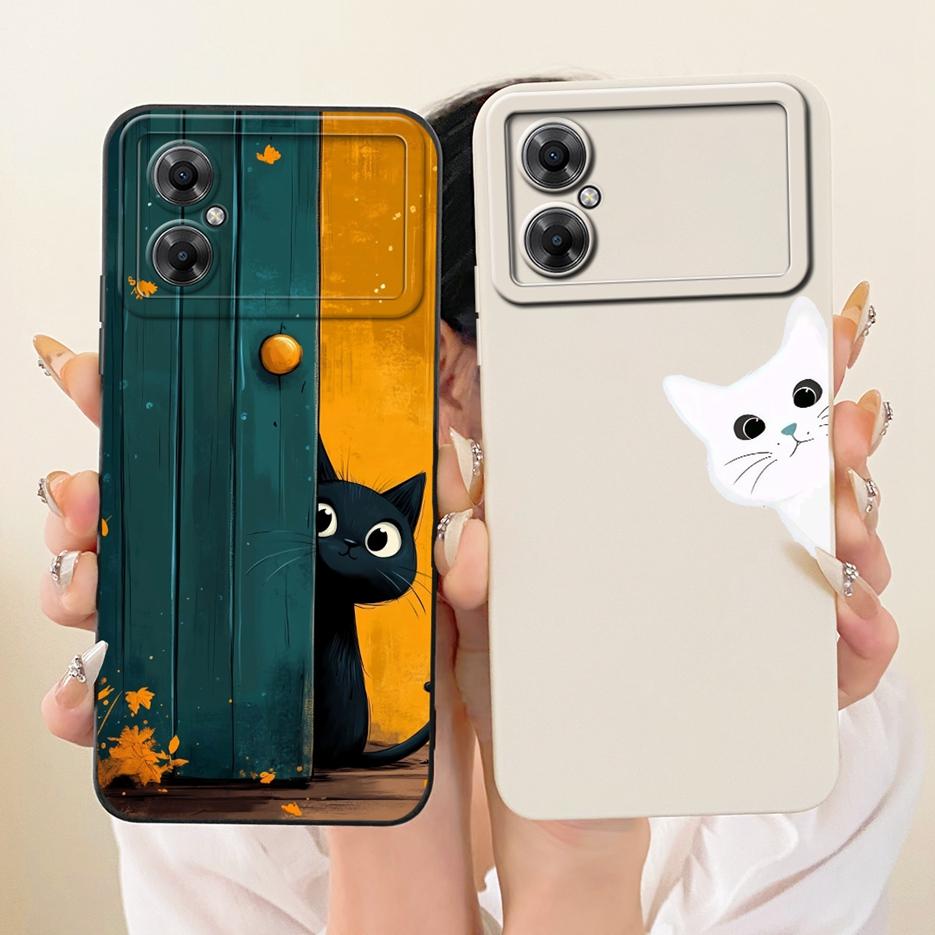 For Xiaomi Poco M4 5G Case Cute Rabbit Cartoon Cover Shockproof Soft TPU Phone Case For Xiaomi Poco M4 PocoM4 5G Back Cover Bags