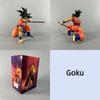 Anime figurka Zlomená ruka Postava syna Gohana Figurka GK Son Goku Dřepící PVC kolekce Panenky