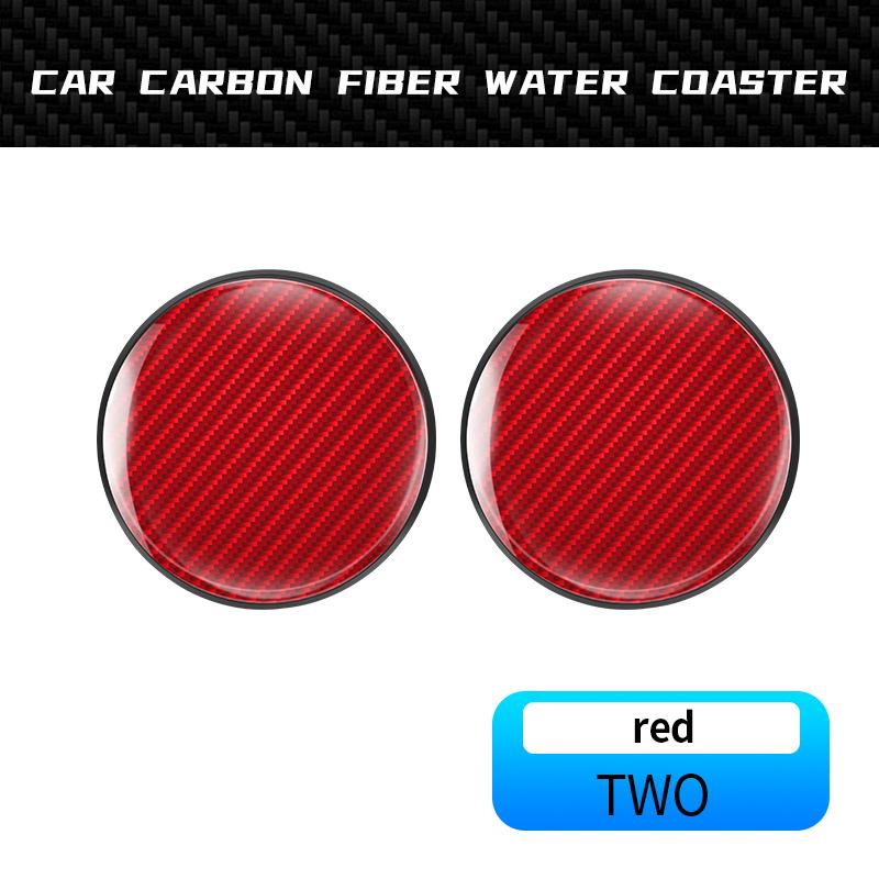 Tappo Ruota W148 2 Pezzi Sottobicchiere in Pelle Antirumore Cuscinetto per Tazza Acqua Per Volkswagen Scirocco Arteon Beetle GTI Tiguan R-Line Jetta T-R