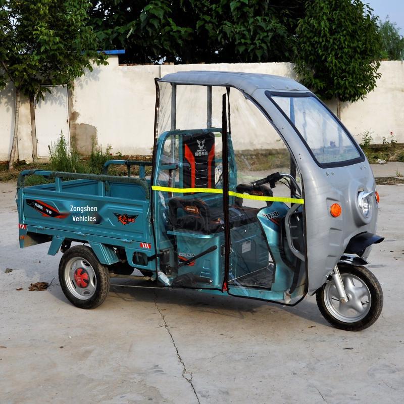 Auvent Pare-soleil Imperméable pour Tricycle Électrique