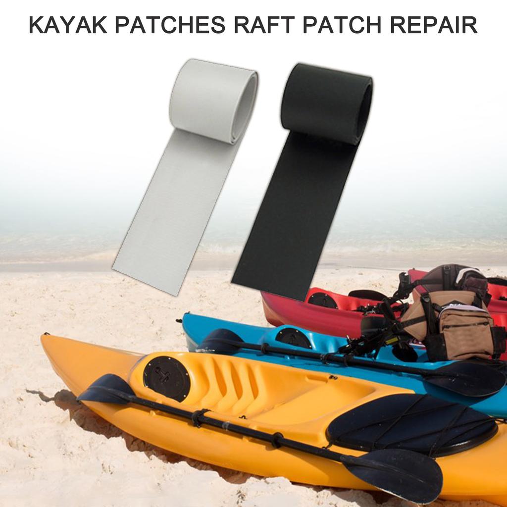 50*1000mm Aufblasbares Boot Kajak Spezial PVC Grau Reparaturflicken-Set Wasserdichter Flicken Rippe Kanu Beiboot Schwimmer