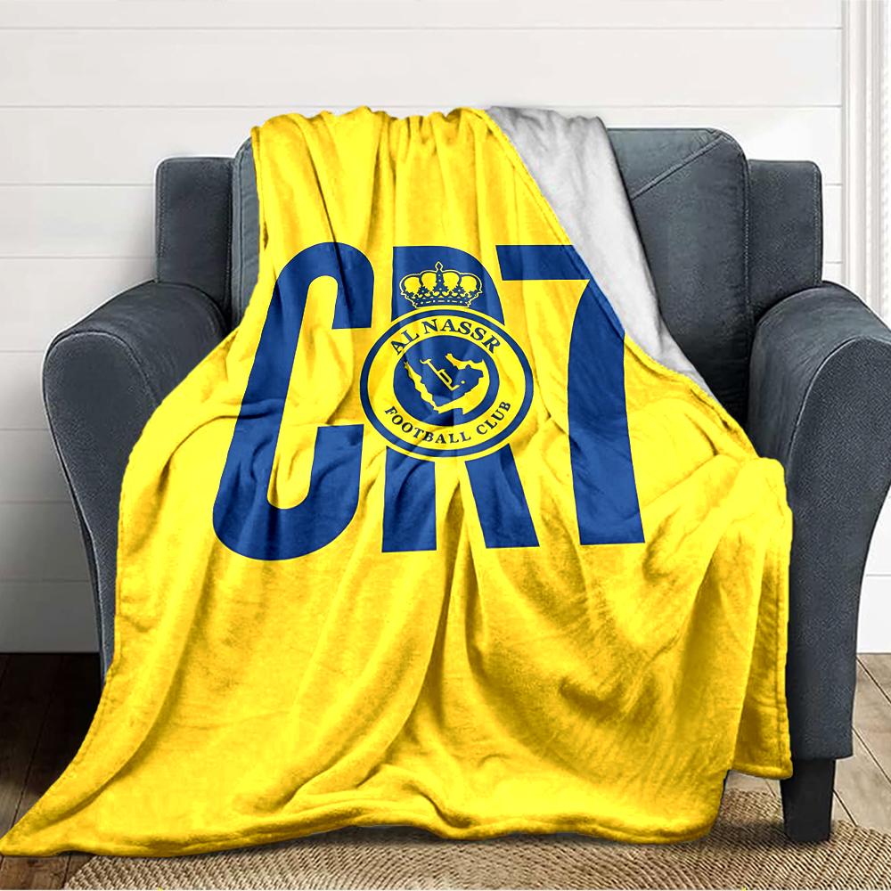 1pc Football Team (27) Blanket, Gift, for Men and Women, Soft Blanket, Good for Sofa Bed Couch Travel, Lightweight Flannel Blanket