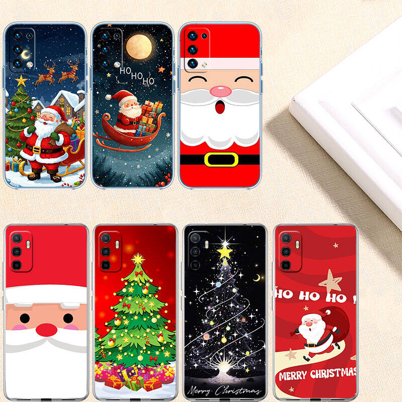 RT55 Merry Christmas Deer Gift Case for Motorola E22S E7 G6 G7 G8 G9 Plus Power Play G10 G20 G04 E30 E40 E22 E20 E13 E15 G22 G23 G05 G75 G35 G55