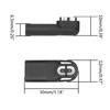 Magnetic Earphone Connector 90° Bending Headphone Adapter Lanyard Hole for AS800