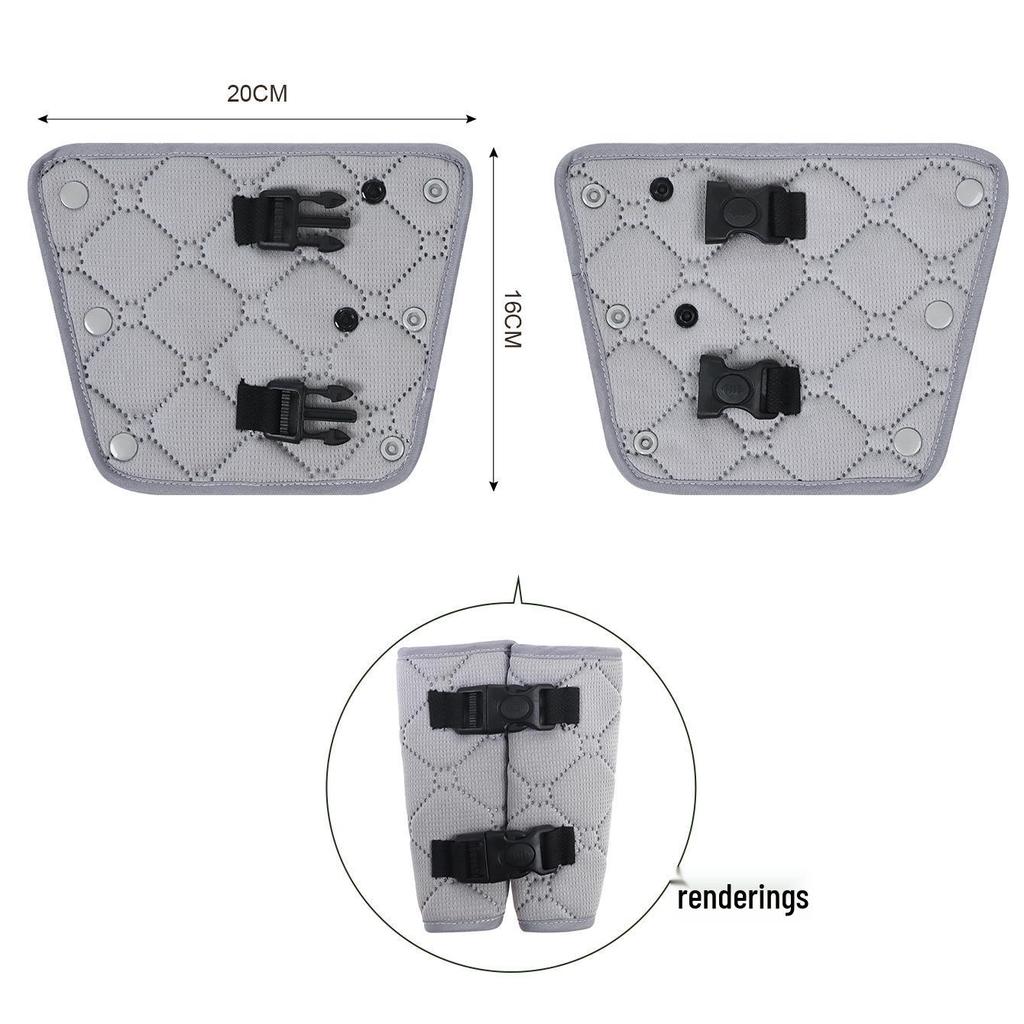 Portable Baby Car Seat and Stroller Strap Cover: Anti-Kick Shoulder Protector and Safety Belt.