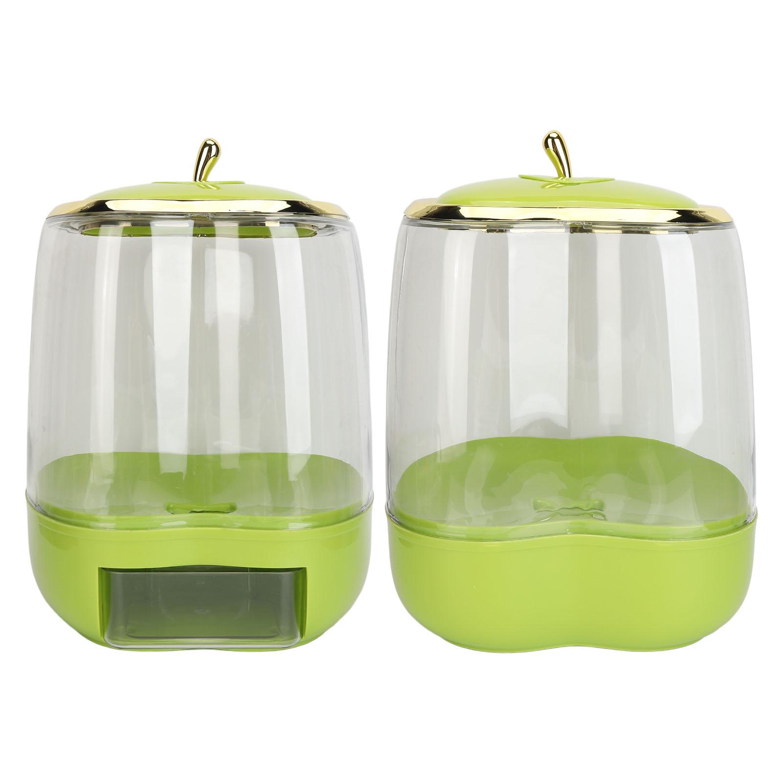 Rice Container 10KG Capacity Kitchen Dry Food Rice Storage Box  tight Rice Dispenser Bin Household Cereal Dispenser Bucket